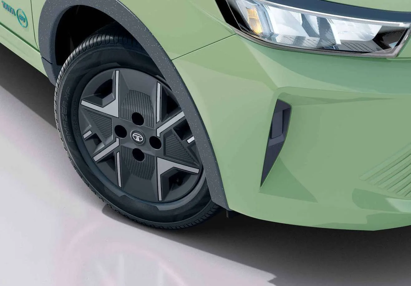 Tata Tiago EV 14-inch wheel and wheel-arch cladding