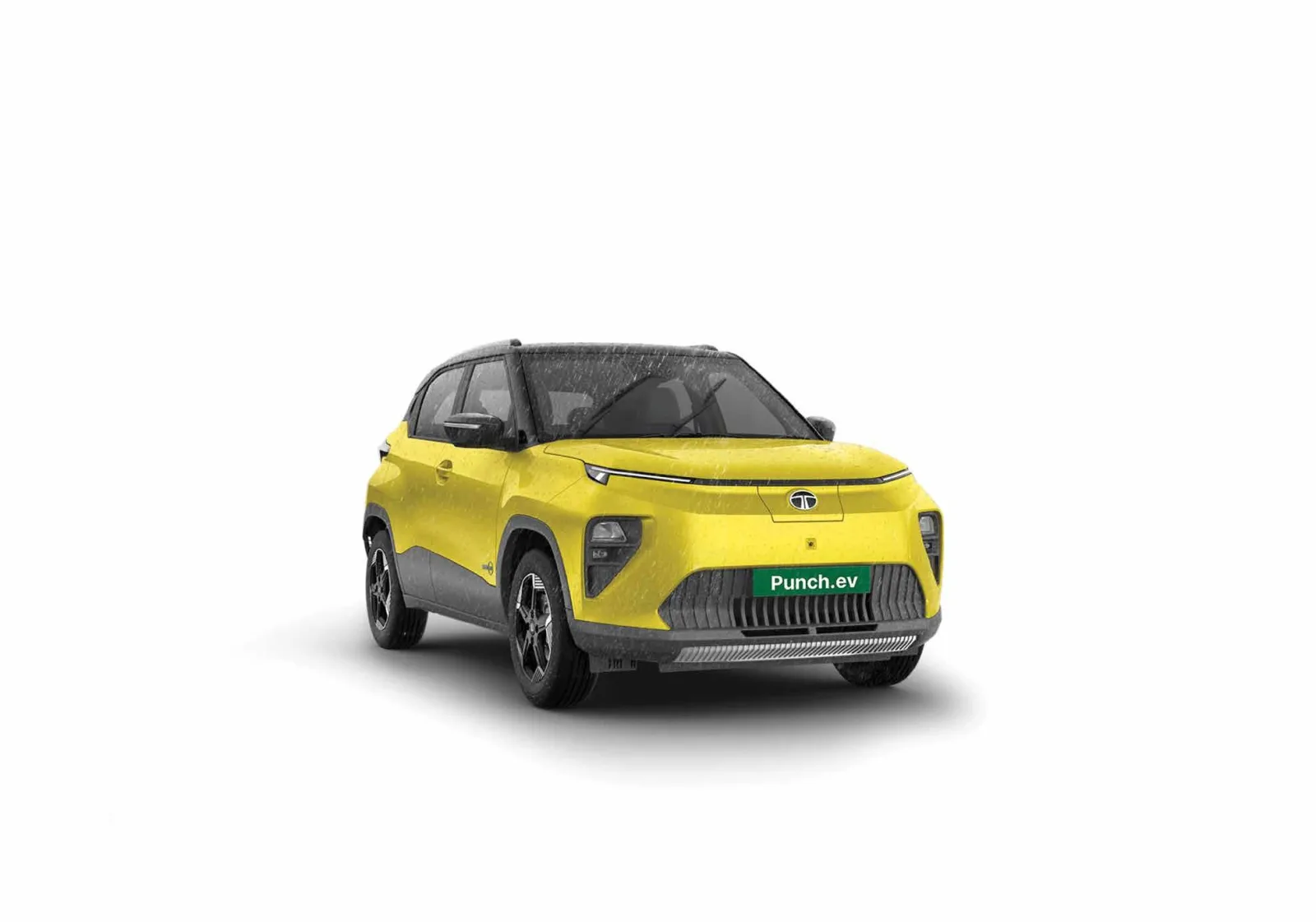 Tata Punch EV front three-quarter