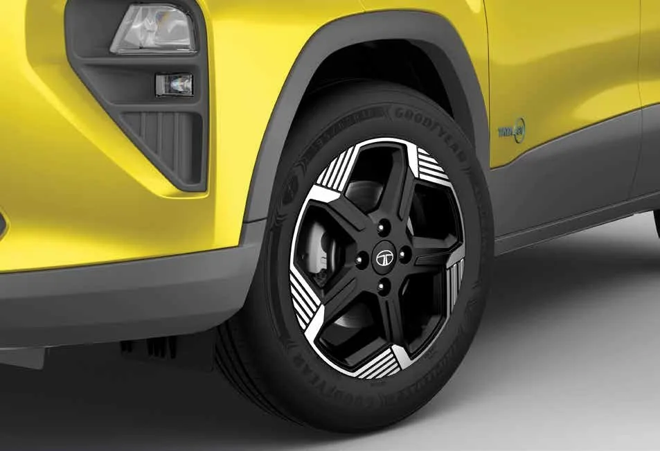 Tata Punch EV front wheel and ground clearance
