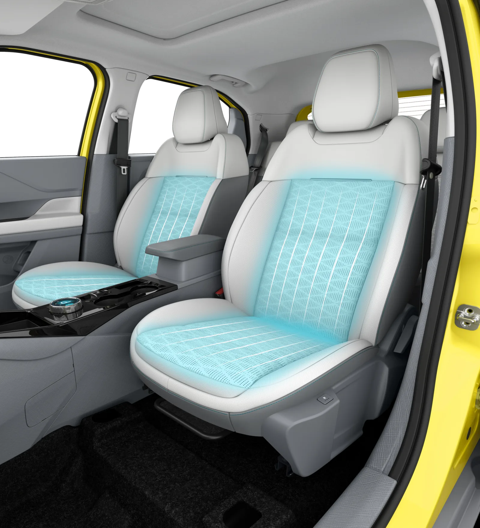 Tata Punch EV rear seats with ventilation