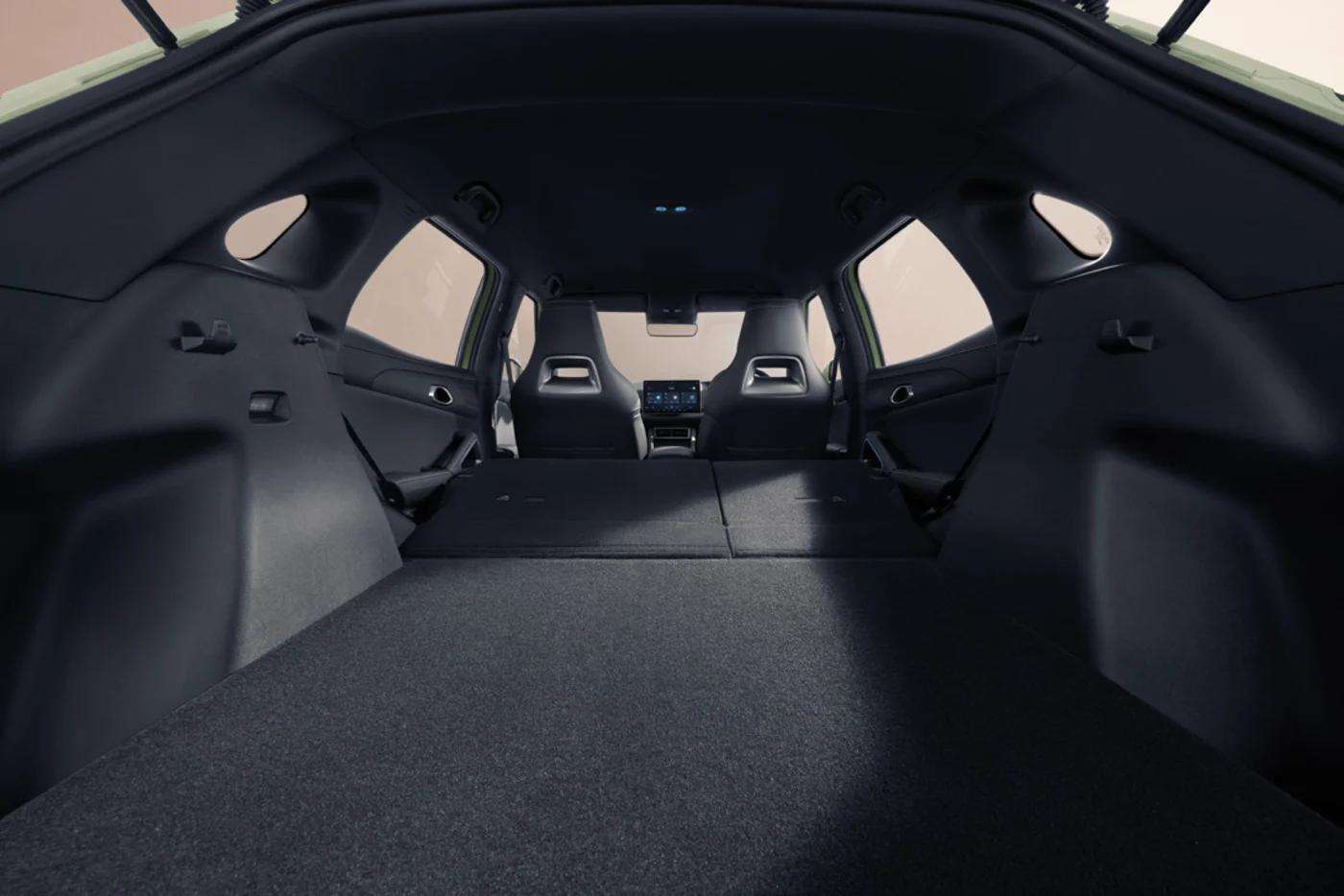 BYD Atto 2 boot with rear seats folded flat