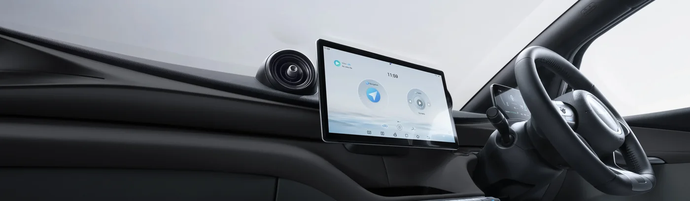 BYD Dolphin rotating touchscreen