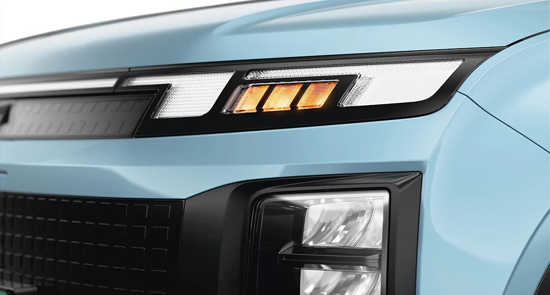 Hyundai Creta Electric quad-beam LED headlamp detail