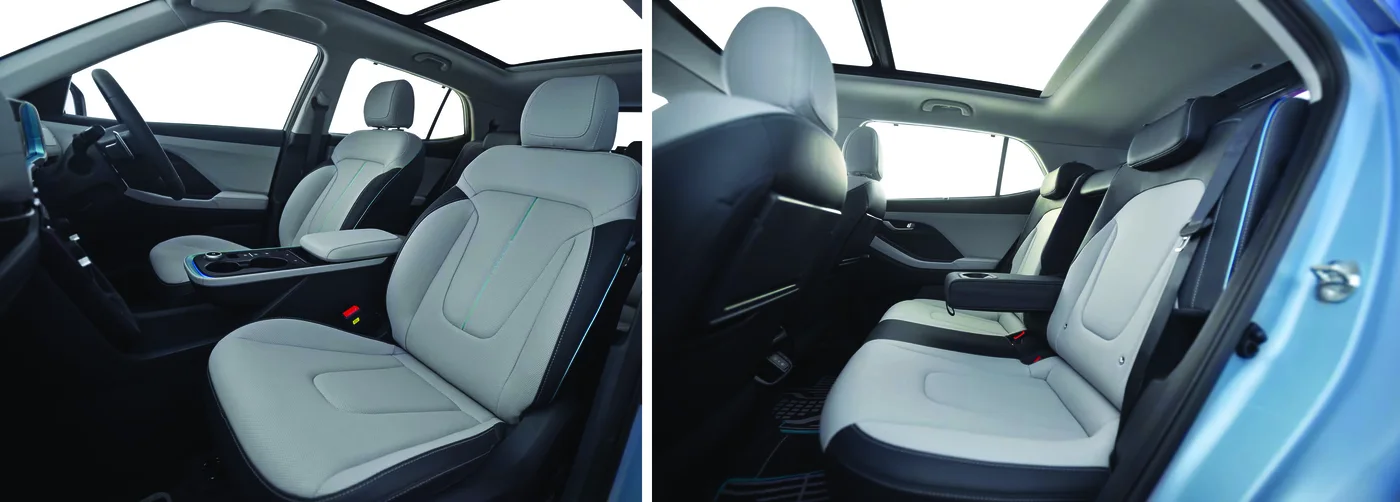 Hyundai Creta Electric front and rear seats