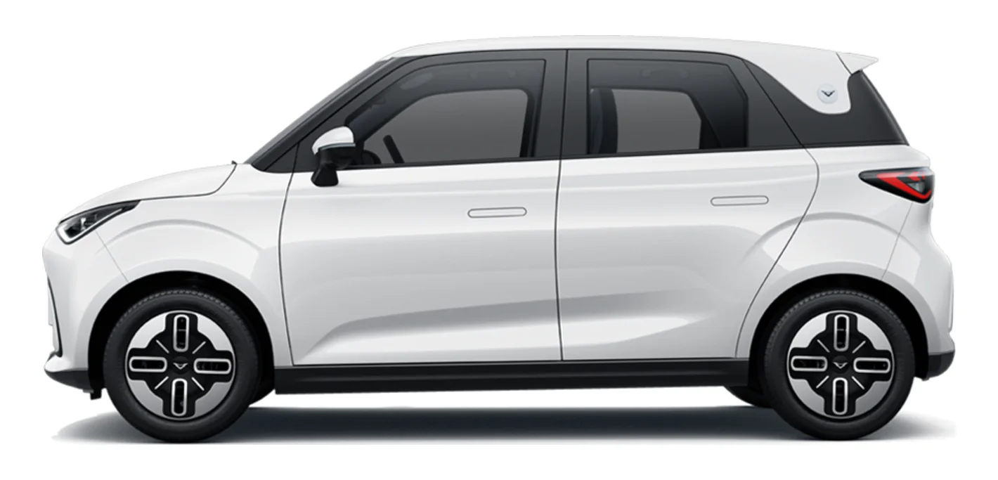 White Kaiyi e-Qute 04 side profile