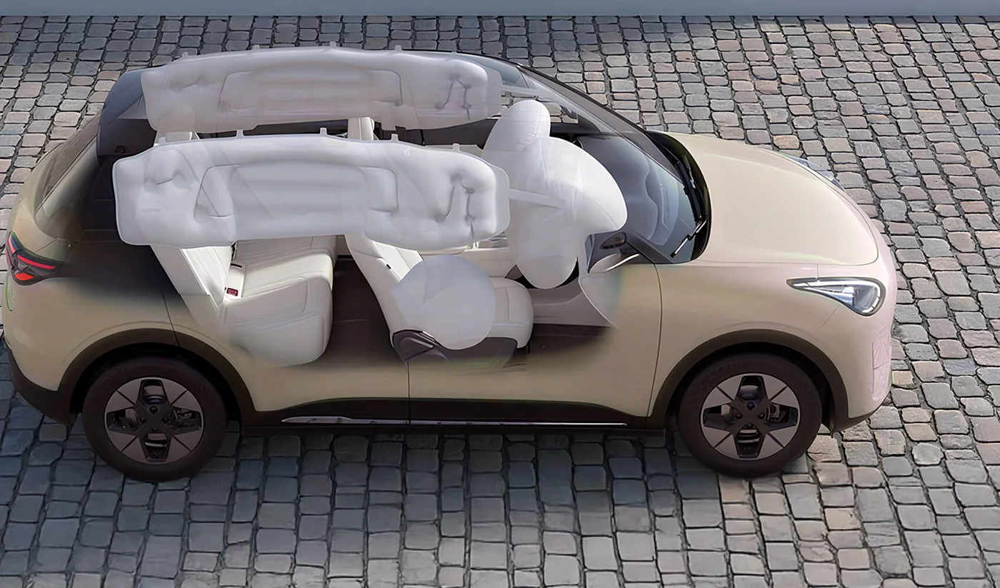 Proton e.MAS 5 airbag layout