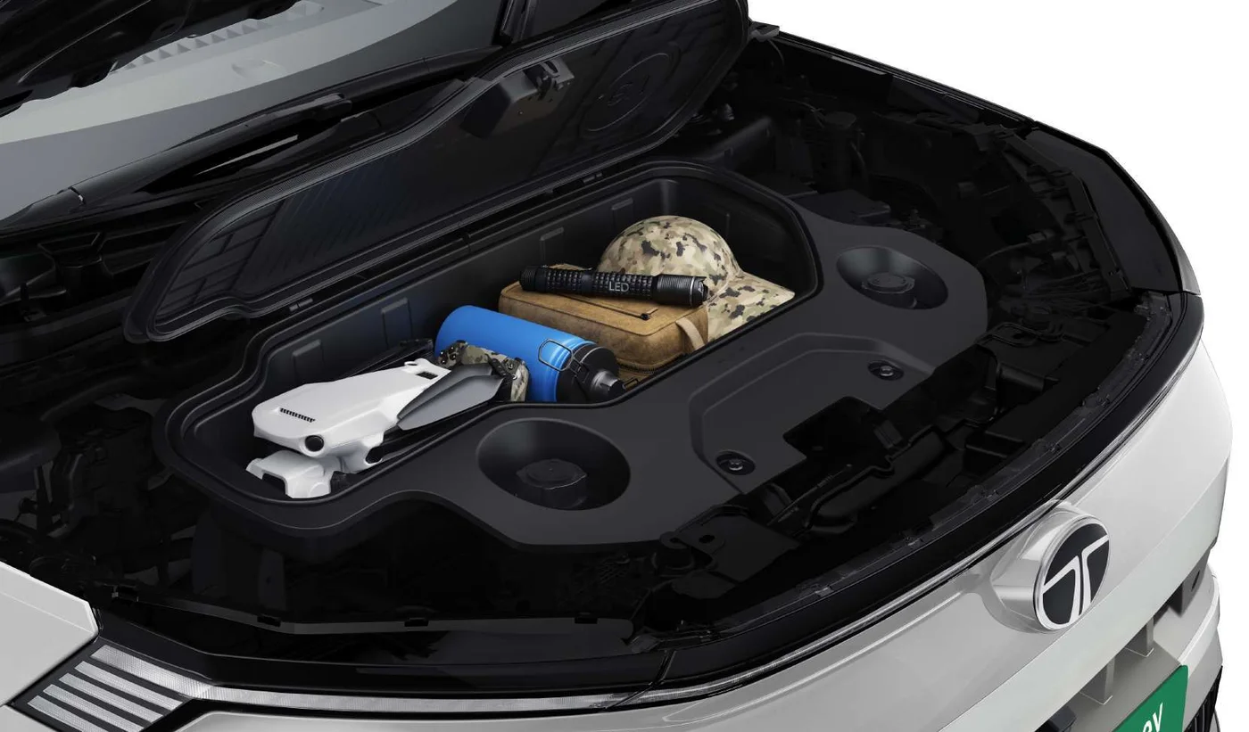 Tata Nexon EV front storage compartment under the bonnet